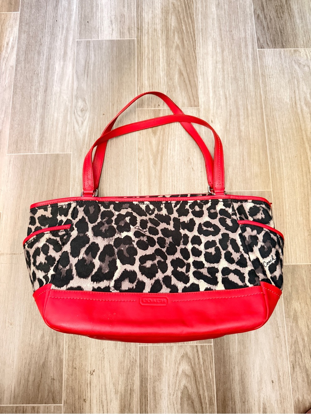 Coach Park Ocelot Print Tote